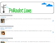 Tablet Screenshot of onpolkadotlane.blogspot.com