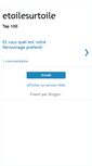 Mobile Screenshot of etoilesurtoile.blogspot.com