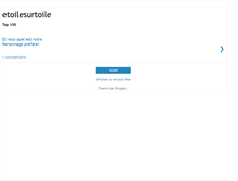 Tablet Screenshot of etoilesurtoile.blogspot.com