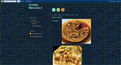 Desktop Screenshot of comidamexicanados.blogspot.com