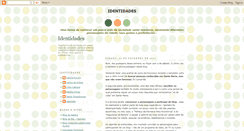 Desktop Screenshot of identidades-sm.blogspot.com