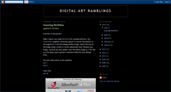 Desktop Screenshot of digitalartramblings.blogspot.com