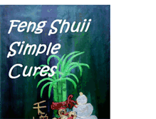 Tablet Screenshot of fengshui-simplecures.blogspot.com