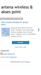 Mobile Screenshot of antena-wireless.blogspot.com