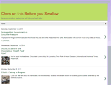 Tablet Screenshot of beforeyouswallow.blogspot.com