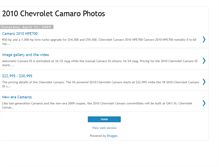 Tablet Screenshot of camarochevrolet.blogspot.com