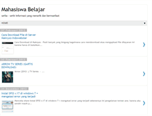 Tablet Screenshot of mahasiswa-belajar.blogspot.com