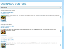Tablet Screenshot of cocinandoconteredesdeleon.blogspot.com