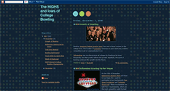 Desktop Screenshot of collegebowling.blogspot.com