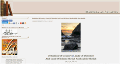 Desktop Screenshot of maktabasalafiya.blogspot.com