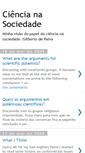 Mobile Screenshot of ciencia-sociedade.blogspot.com