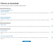 Tablet Screenshot of ciencia-sociedade.blogspot.com