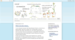 Desktop Screenshot of maineenterpriseschools.blogspot.com