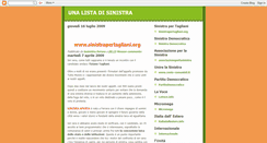 Desktop Screenshot of lasinistraferrara.blogspot.com