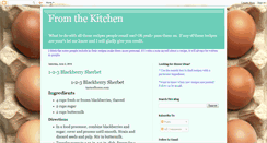 Desktop Screenshot of michelle-fromthekitchen.blogspot.com