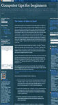Mobile Screenshot of computertipsforbeginners.blogspot.com
