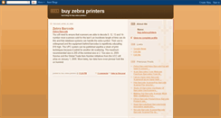 Desktop Screenshot of buy-zebra-printers.blogspot.com