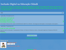 Tablet Screenshot of inclusaodigitalnaeducacaocidada.blogspot.com