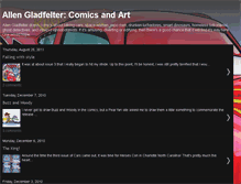 Tablet Screenshot of allengladfeltercomicsandart.blogspot.com