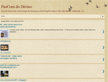 Tablet Screenshot of pascomdivinocomunicando.blogspot.com