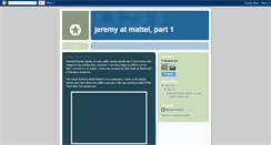 Desktop Screenshot of jeremyposner.blogspot.com