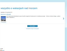 Tablet Screenshot of lazurowewybrzeze.blogspot.com