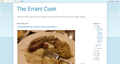 Desktop Screenshot of errantcook.blogspot.com