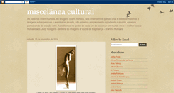 Desktop Screenshot of minhamiscelaneacultural.blogspot.com