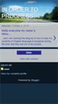 Mobile Screenshot of inordertoprogress.blogspot.com