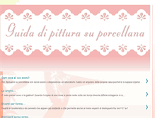 Tablet Screenshot of guidapitturasuporcellana.blogspot.com