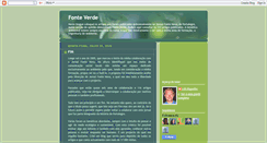 Desktop Screenshot of fonteverde.blogspot.com