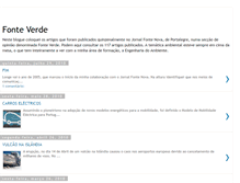 Tablet Screenshot of fonteverde.blogspot.com