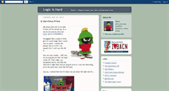 Desktop Screenshot of logicishard.blogspot.com