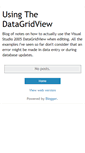 Mobile Screenshot of datagridview.blogspot.com