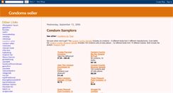 Desktop Screenshot of condoms-seller.blogspot.com