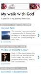 Mobile Screenshot of lifemywalkwithgod.blogspot.com