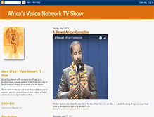 Tablet Screenshot of africasvisionnetworktvshow.blogspot.com