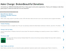 Tablet Screenshot of brokenbeautifuldonations.blogspot.com