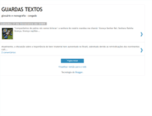 Tablet Screenshot of guardastextos.blogspot.com
