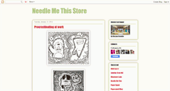 Desktop Screenshot of needlemethisstore.blogspot.com