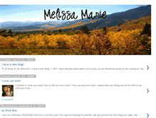 Tablet Screenshot of melissamarierichardson.blogspot.com