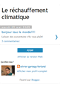 Mobile Screenshot of lerechauffementclimatique.blogspot.com