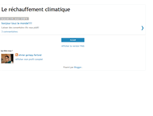 Tablet Screenshot of lerechauffementclimatique.blogspot.com