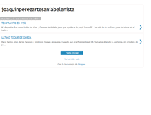 Tablet Screenshot of joaquinperezartesaniabelenista.blogspot.com