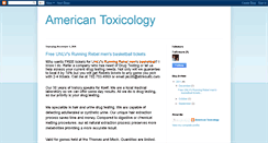 Desktop Screenshot of american-toxicology.blogspot.com