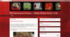 Desktop Screenshot of experimentalfarmer.blogspot.com