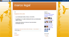 Desktop Screenshot of marcolegalparaingenieros.blogspot.com