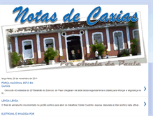 Tablet Screenshot of notasdecaxias.blogspot.com