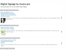 Tablet Screenshot of itworxprodigitalsignage.blogspot.com