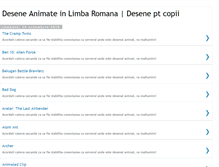 Tablet Screenshot of desene-animate-in-limba-romana.blogspot.com